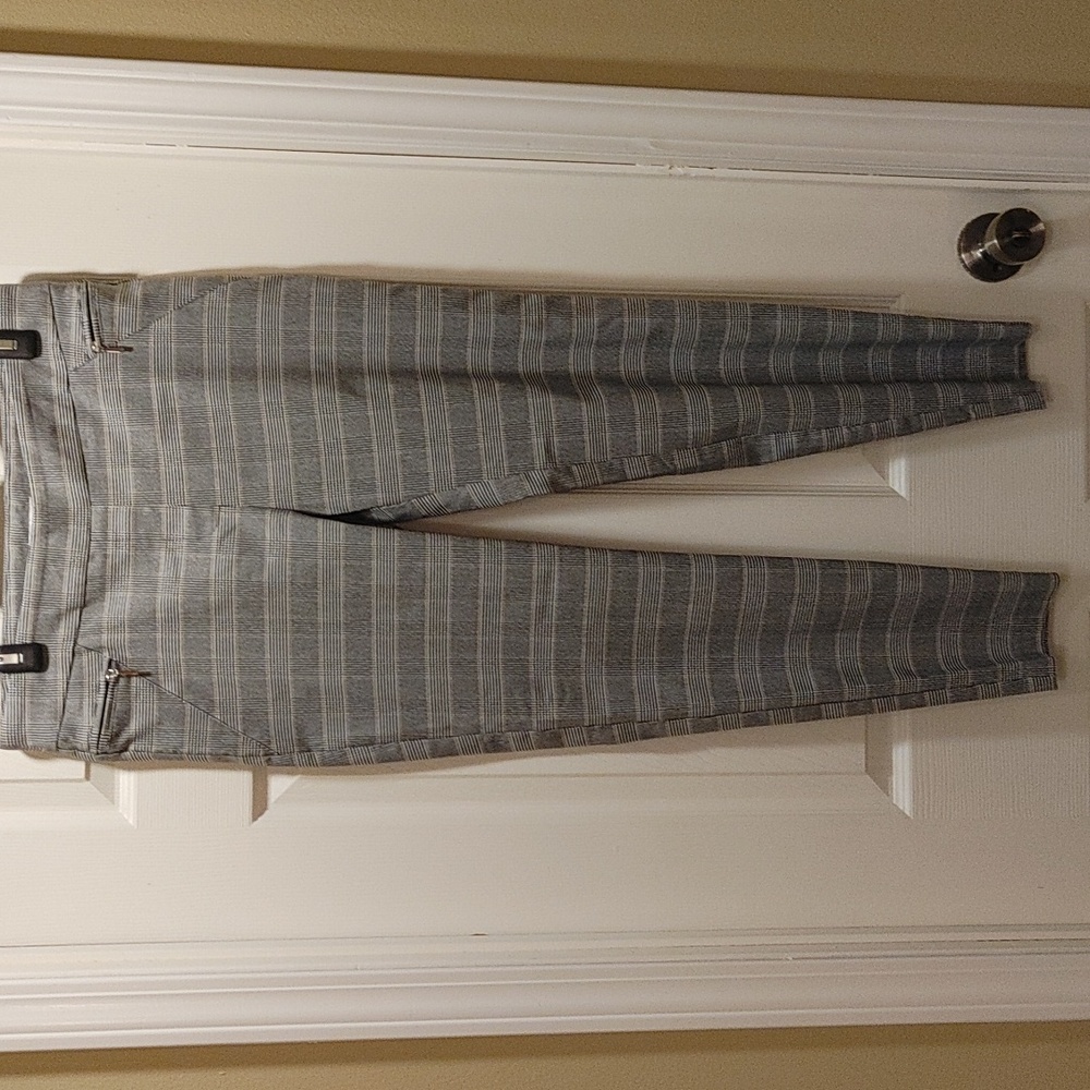 Plaid Trouser Leggings